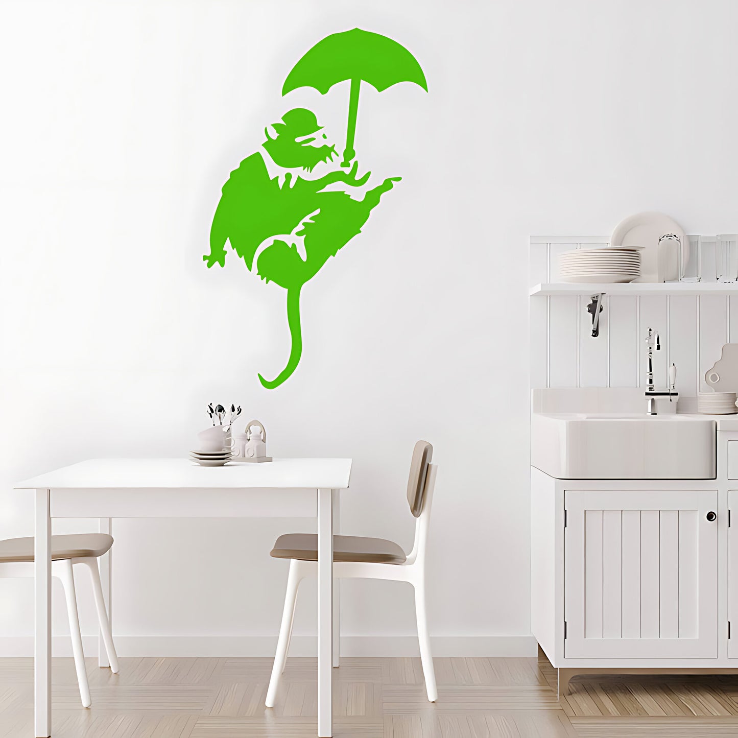 Banksy Rat Art Decals Wall Sticker