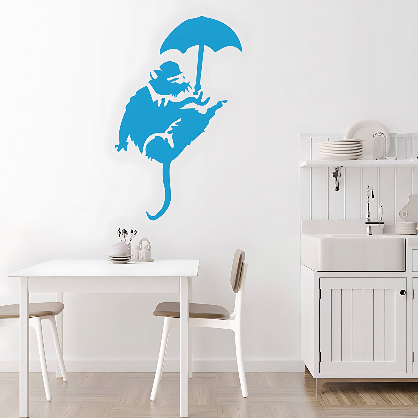 Banksy Rat Art Decals Wall Sticker