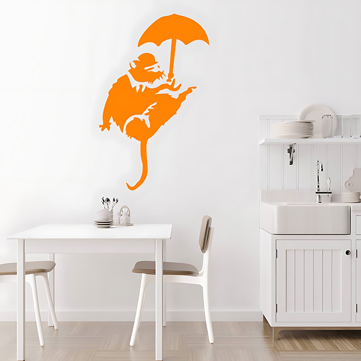 Banksy Rat Art Decals Wall Sticker