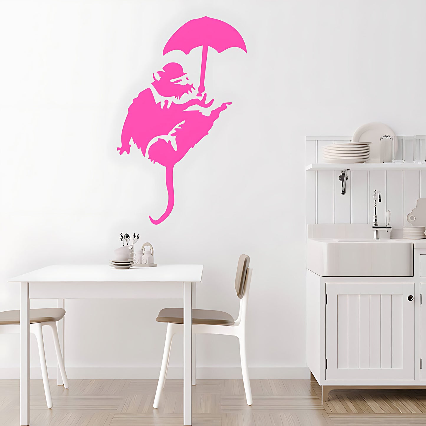 Banksy Rat Art Decals Wall Sticker