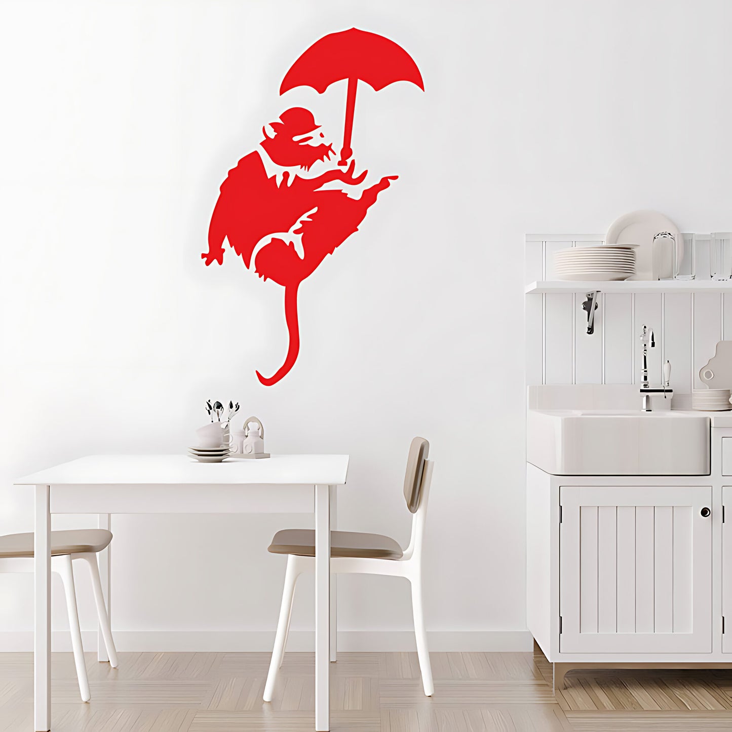 Banksy Rat Art Decals Wall Sticker