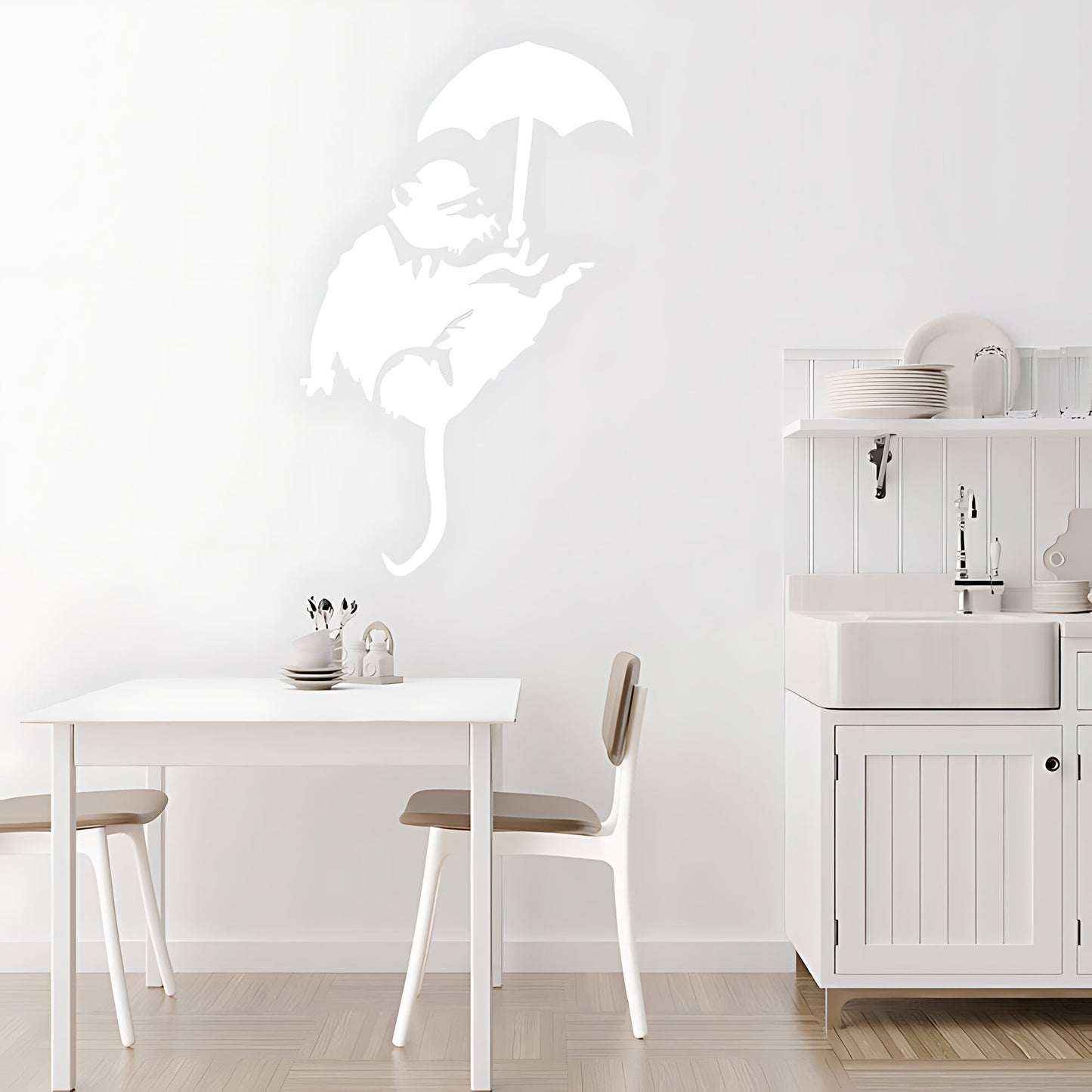 Banksy Rat Art Decals Wall Sticker