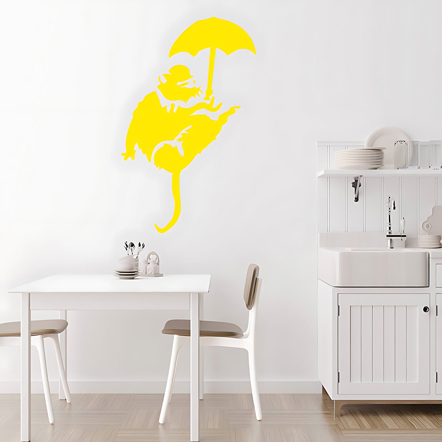 Banksy Rat Art Decals Wall Sticker