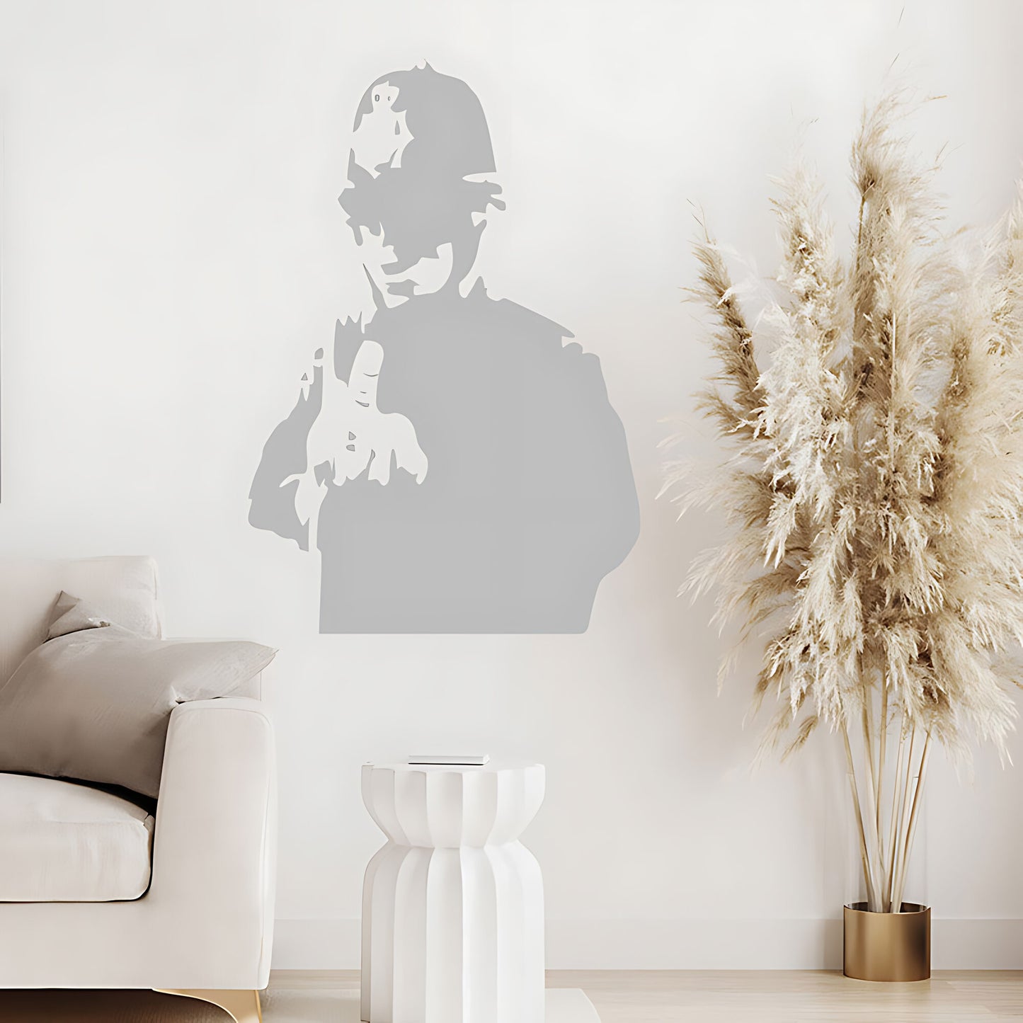 Banksy Rude Copper Wall Sticker – British Police Officer Graffiti Decal