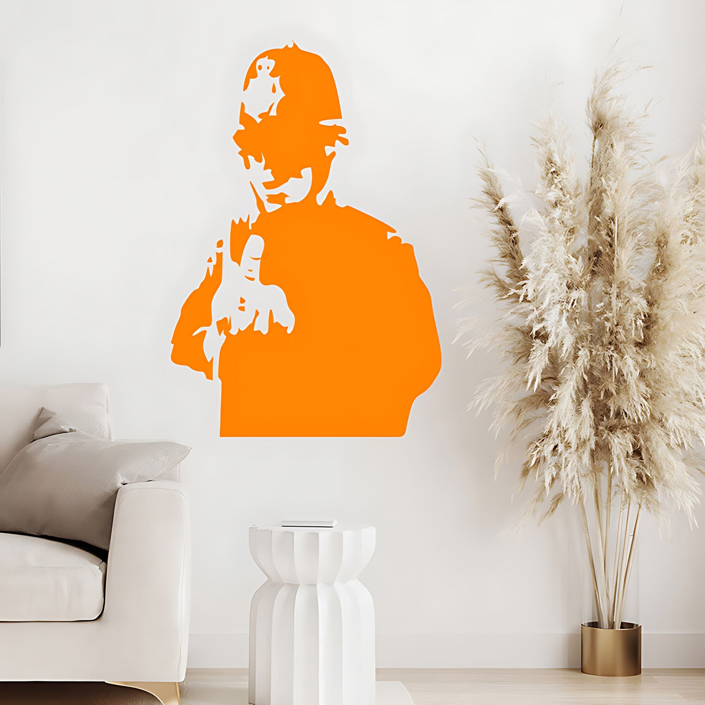 Banksy Rude Copper Wall Sticker – British Police Officer Graffiti Decal