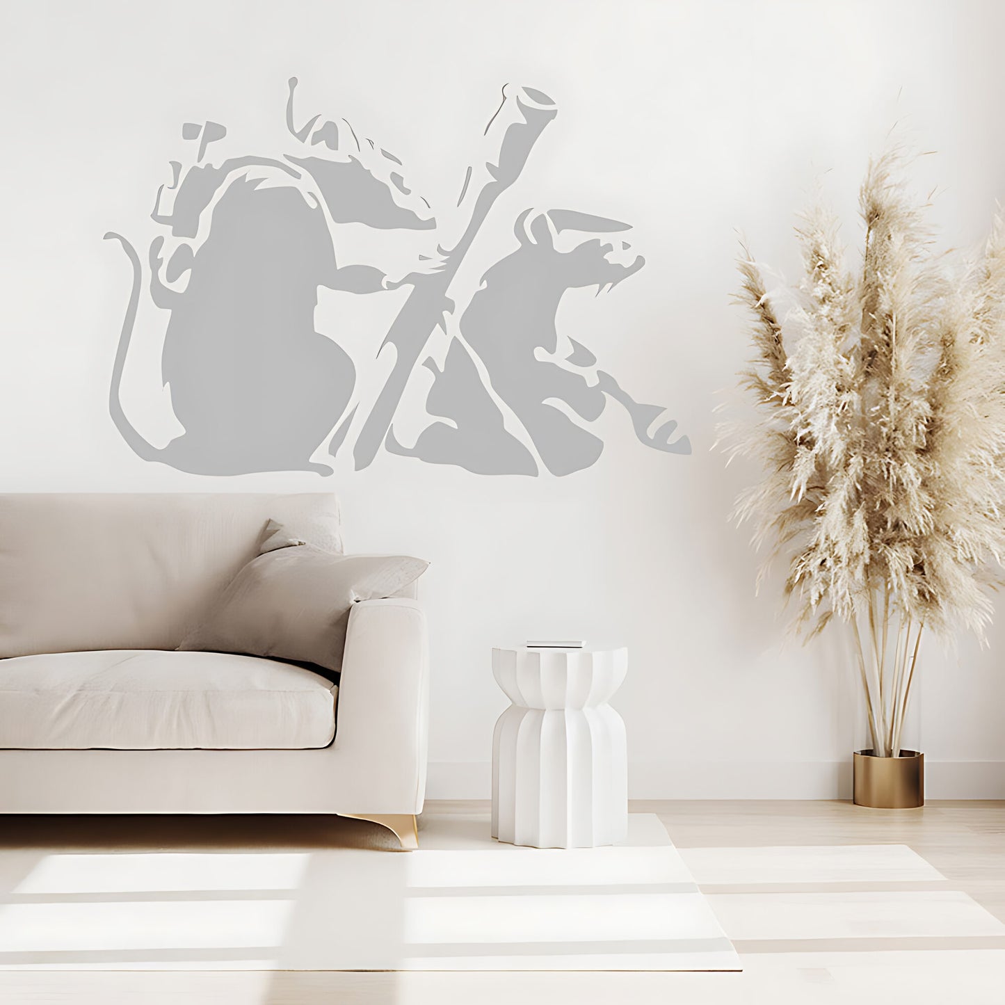 Banksy Rats Wall Sticker Art Decals