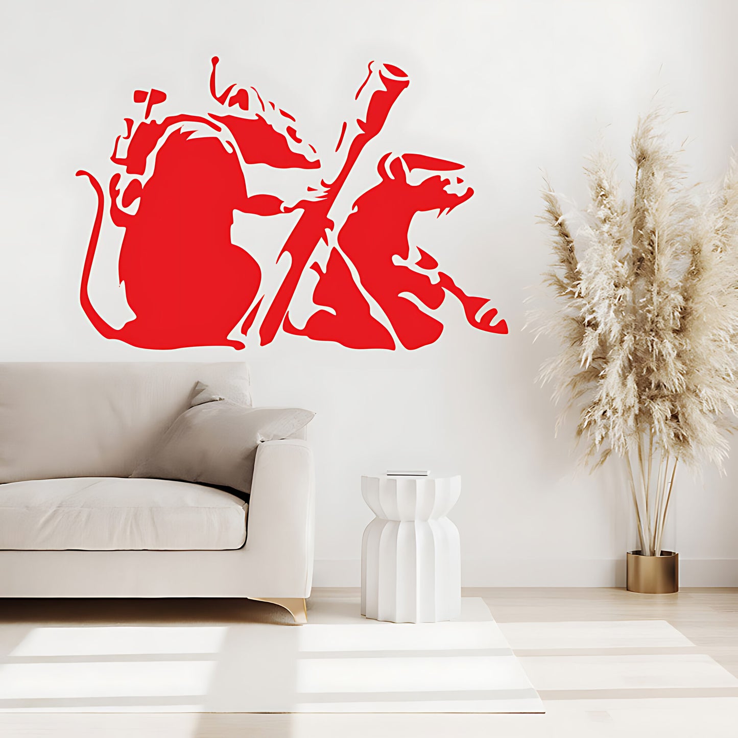 Banksy Rats Wall Sticker Art Decals