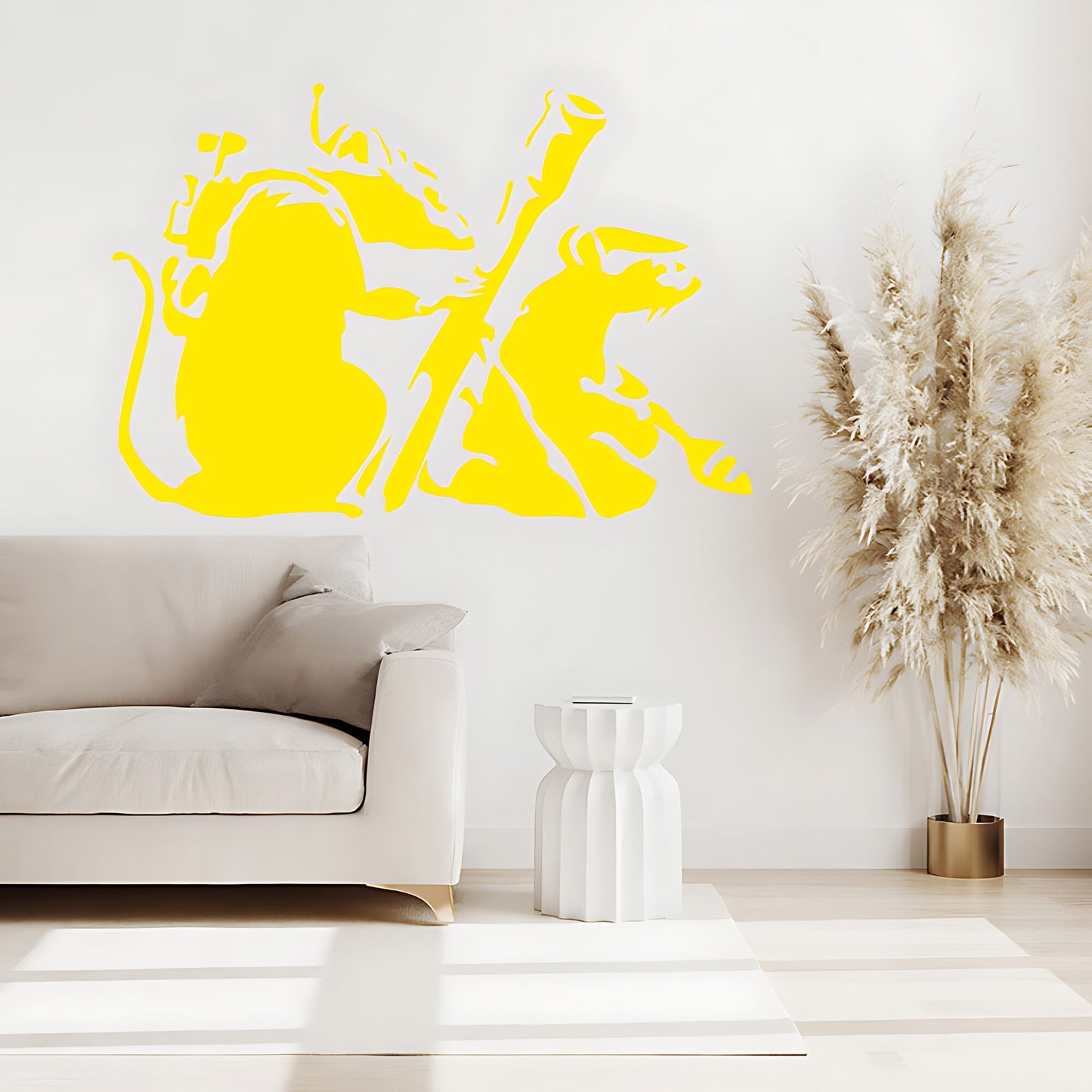 Banksy Rats Wall Sticker Art Decals