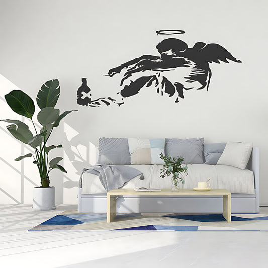 Fallen Angel Wall Art Sticker Decal