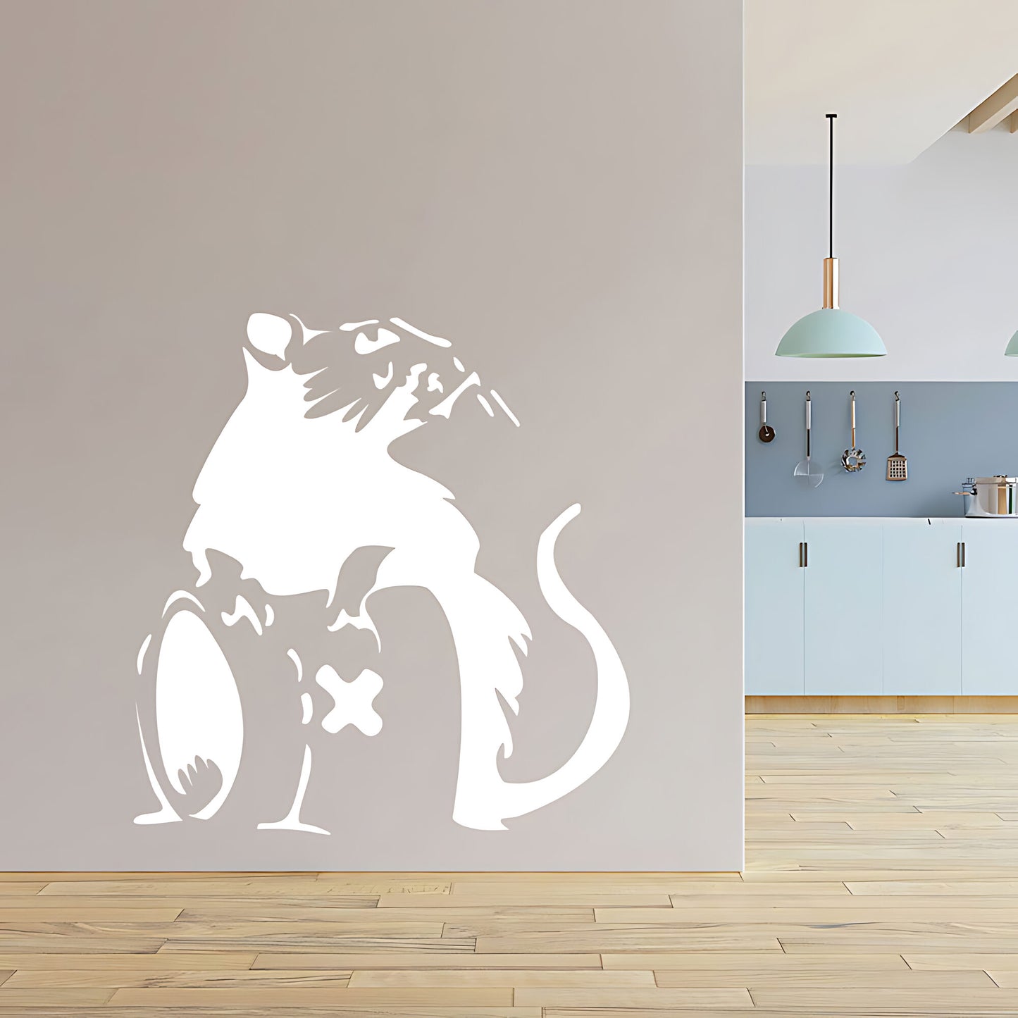 Banksy Graffiti Rat Wall Art Sticker Decals