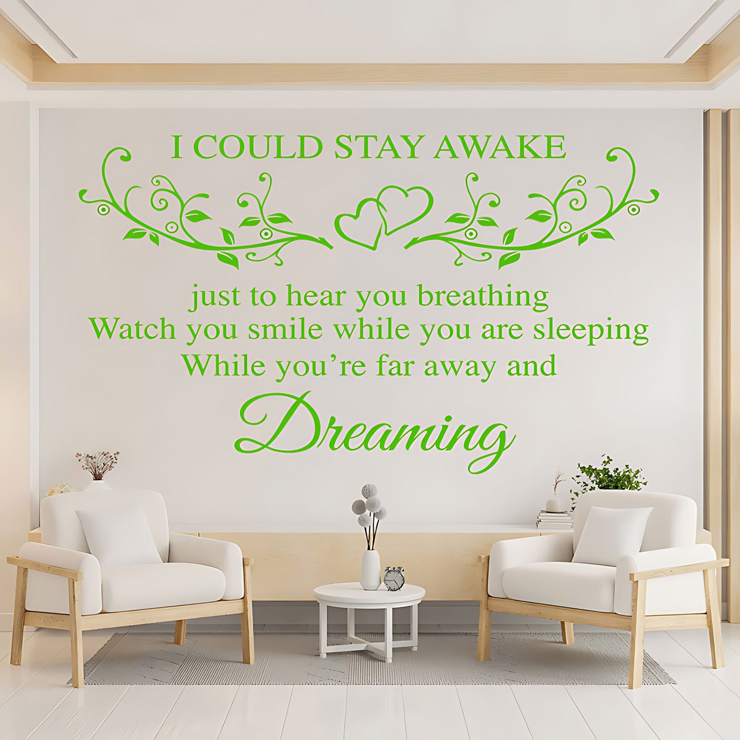 Aerosmith I Don't Want to Miss a Thing Lyrics Wall Sticker – Music Decal