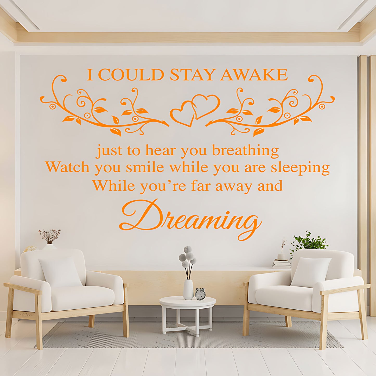 Aerosmith I Don't Want to Miss a Thing Lyrics Wall Sticker – Music Decal