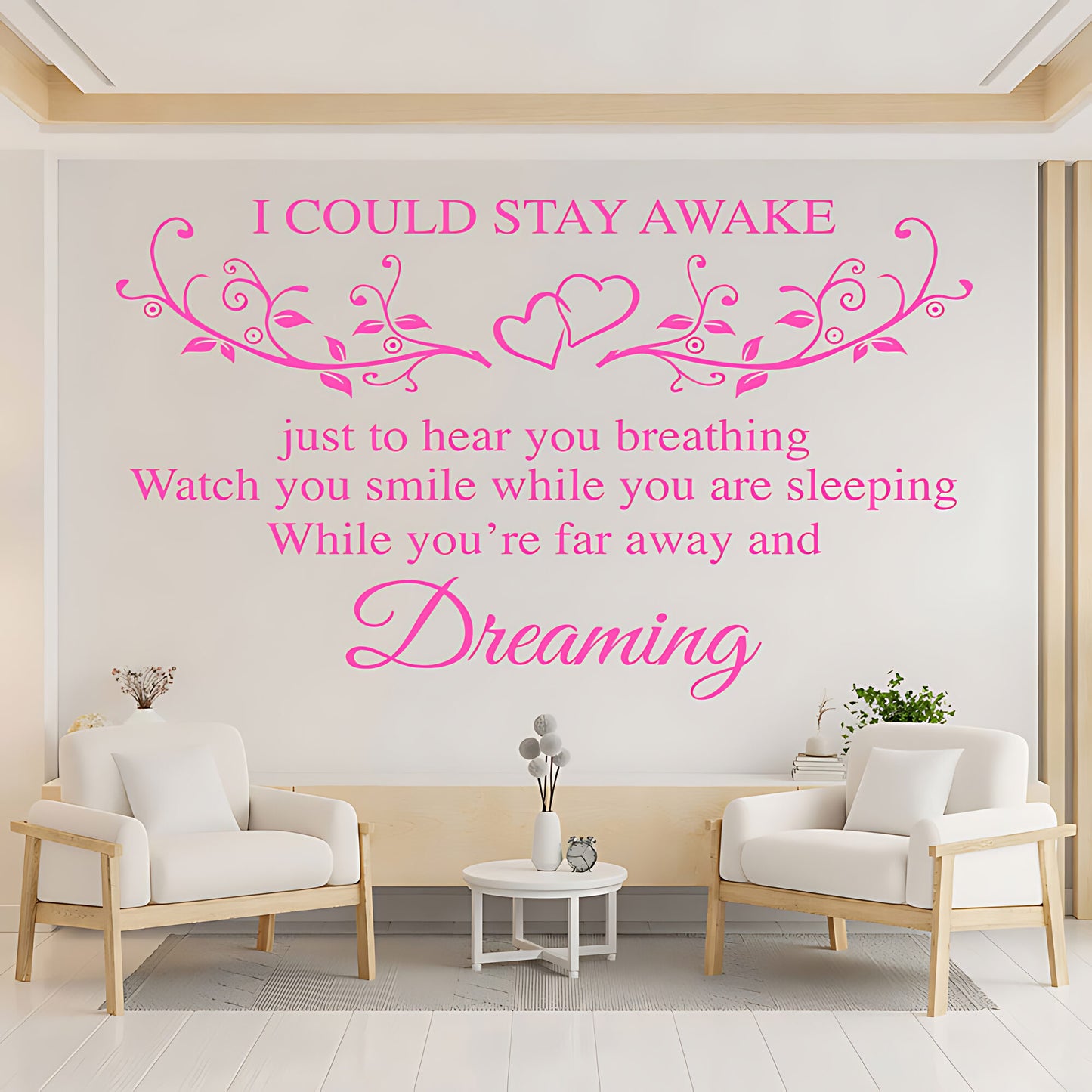 Aerosmith I Don't Want to Miss a Thing Lyrics Wall Sticker – Music Decal