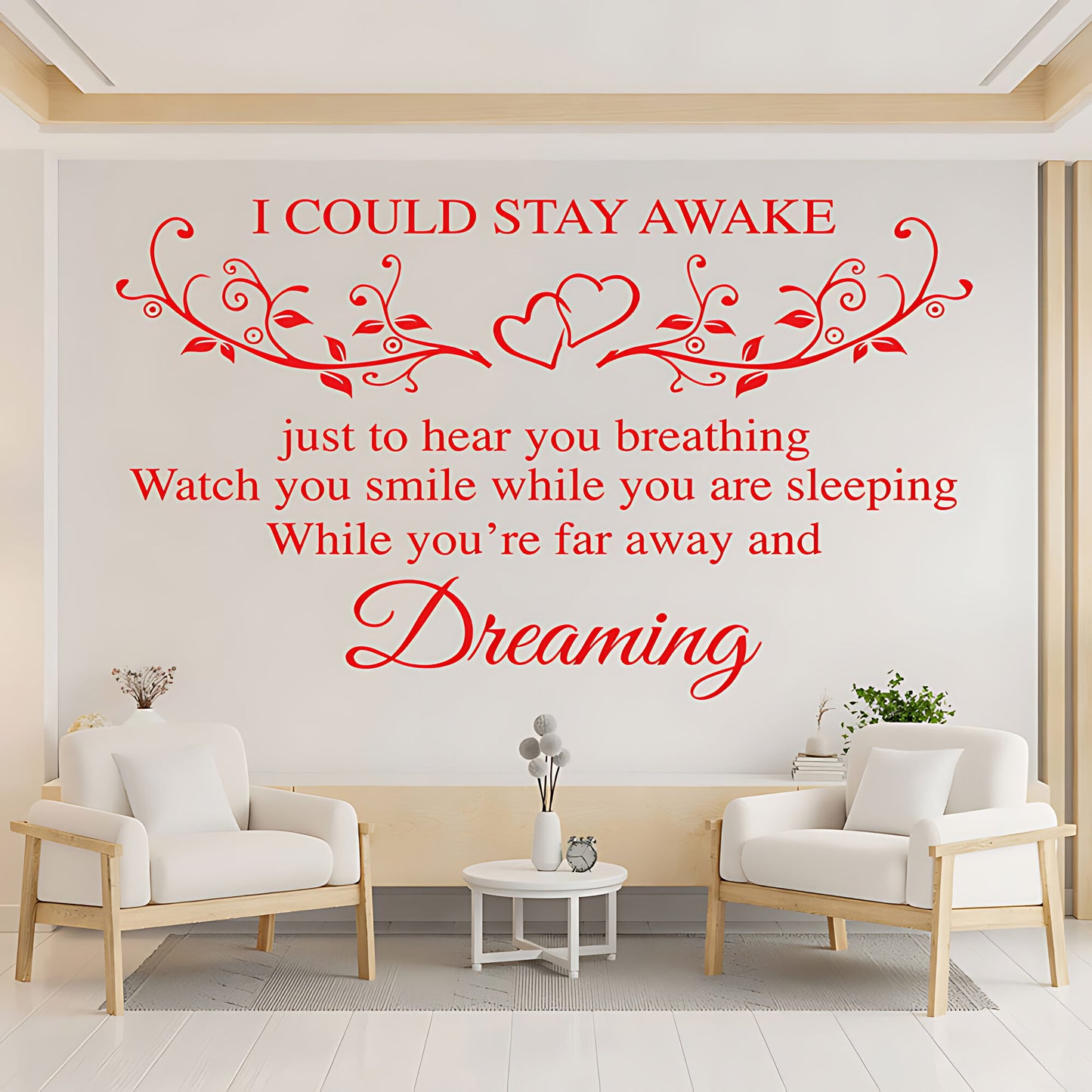 Aerosmith I Don't Want to Miss a Thing Lyrics Wall Sticker – Music Decal