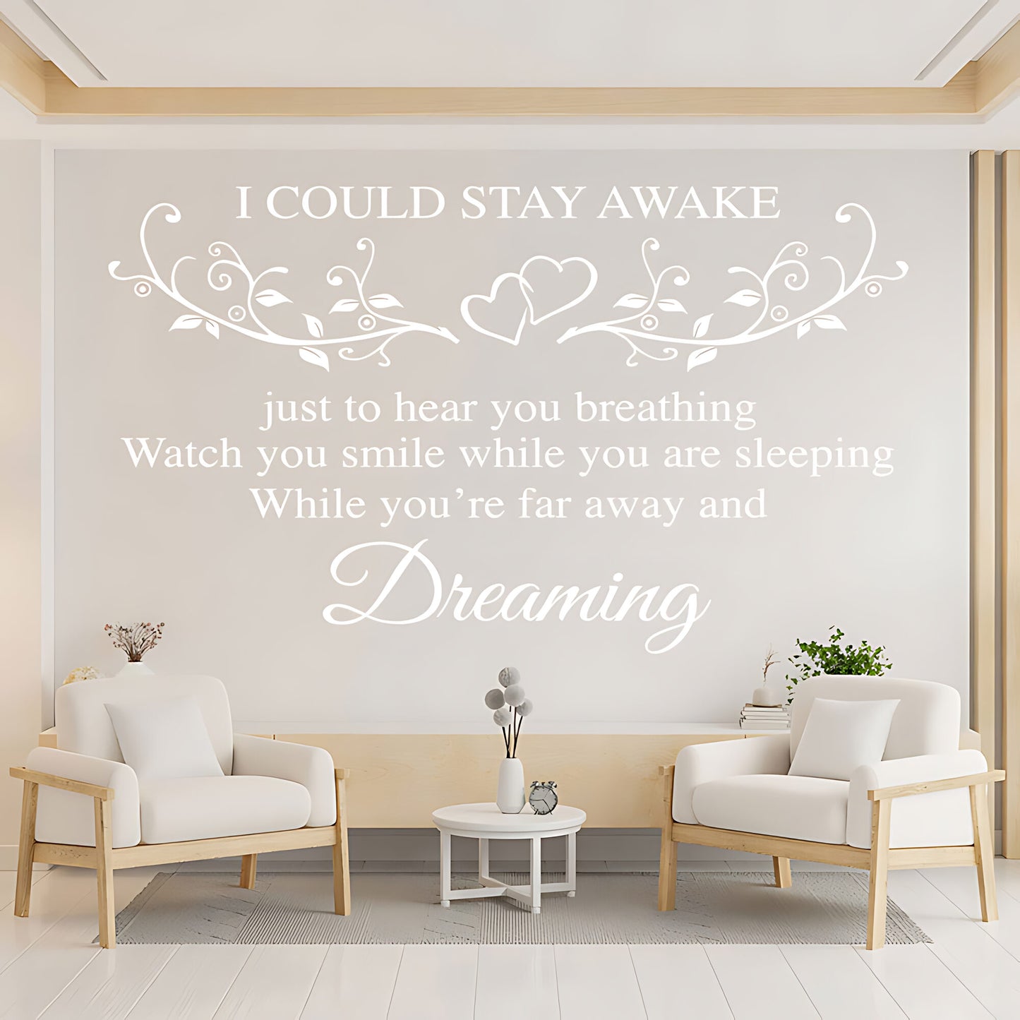 Aerosmith I Don't Want to Miss a Thing Lyrics Wall Sticker – Music Decal