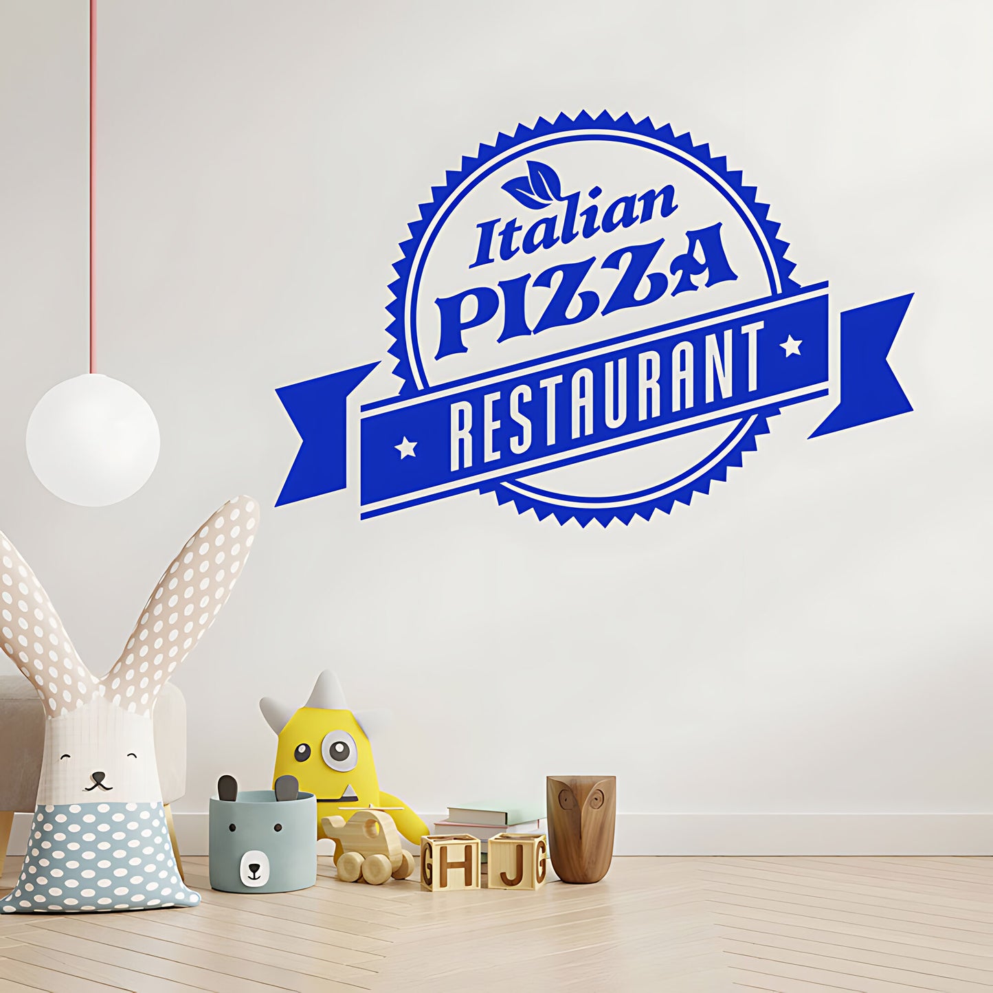 Pizza Wall Sticker - Takeaway Restaurant Vinyl Decal