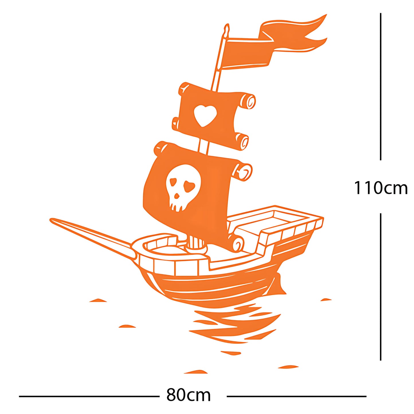 Pirate Ship Wall Sticker