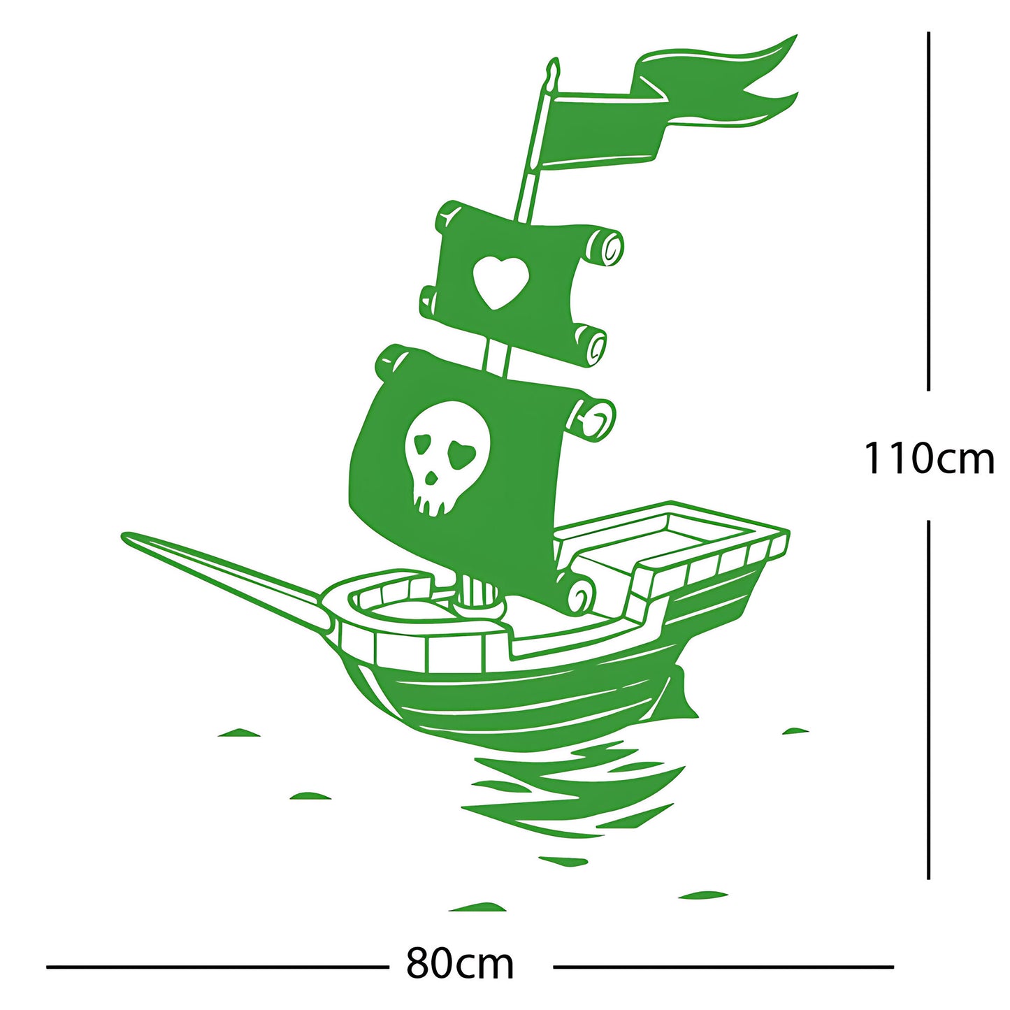 Pirate Ship Wall Sticker