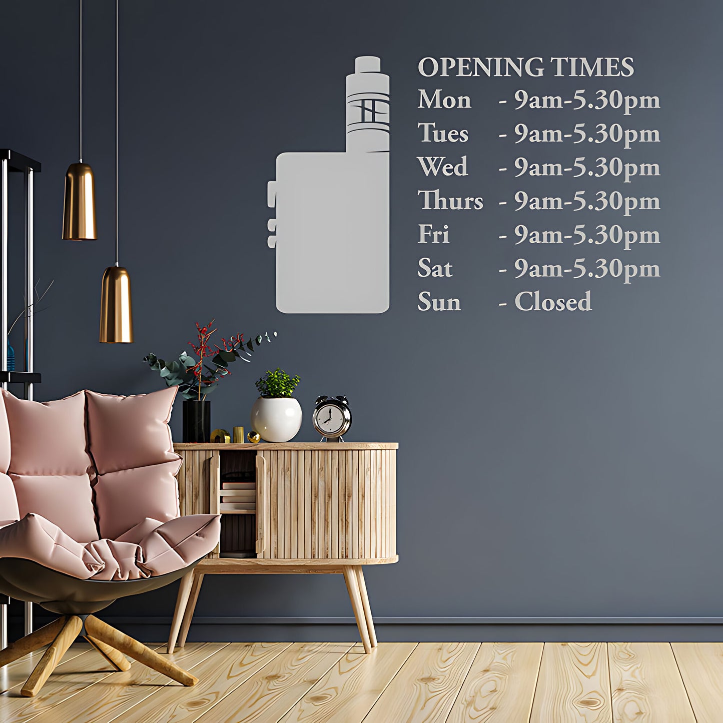 Custom Vaping Quote Wall Art Sticker for Vape Shops