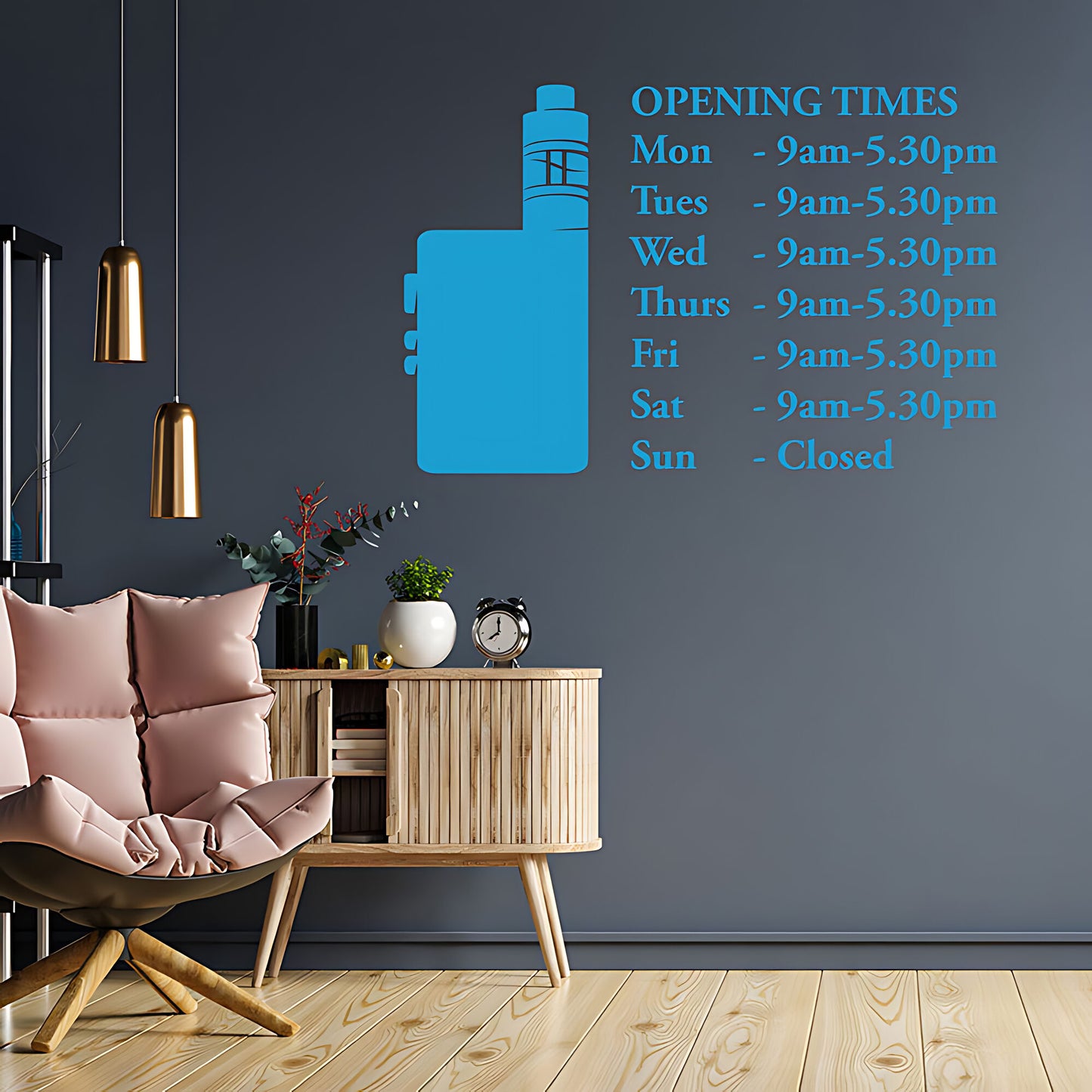 Custom Vaping Quote Wall Art Sticker for Vape Shops