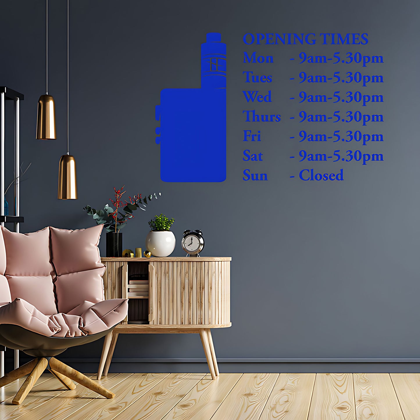 Custom Vaping Quote Wall Art Sticker for Vape Shops