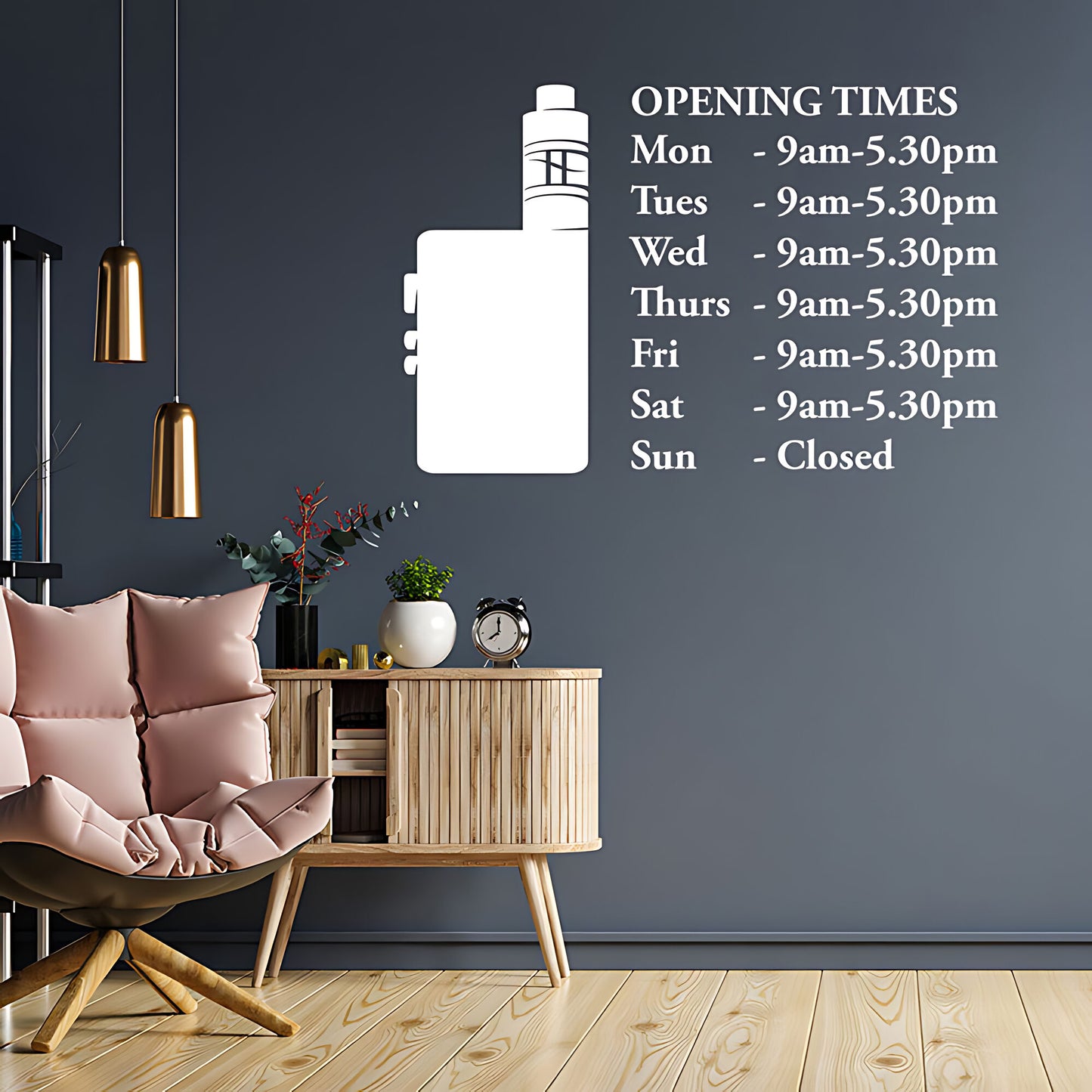 Custom Vaping Quote Wall Art Sticker for Vape Shops