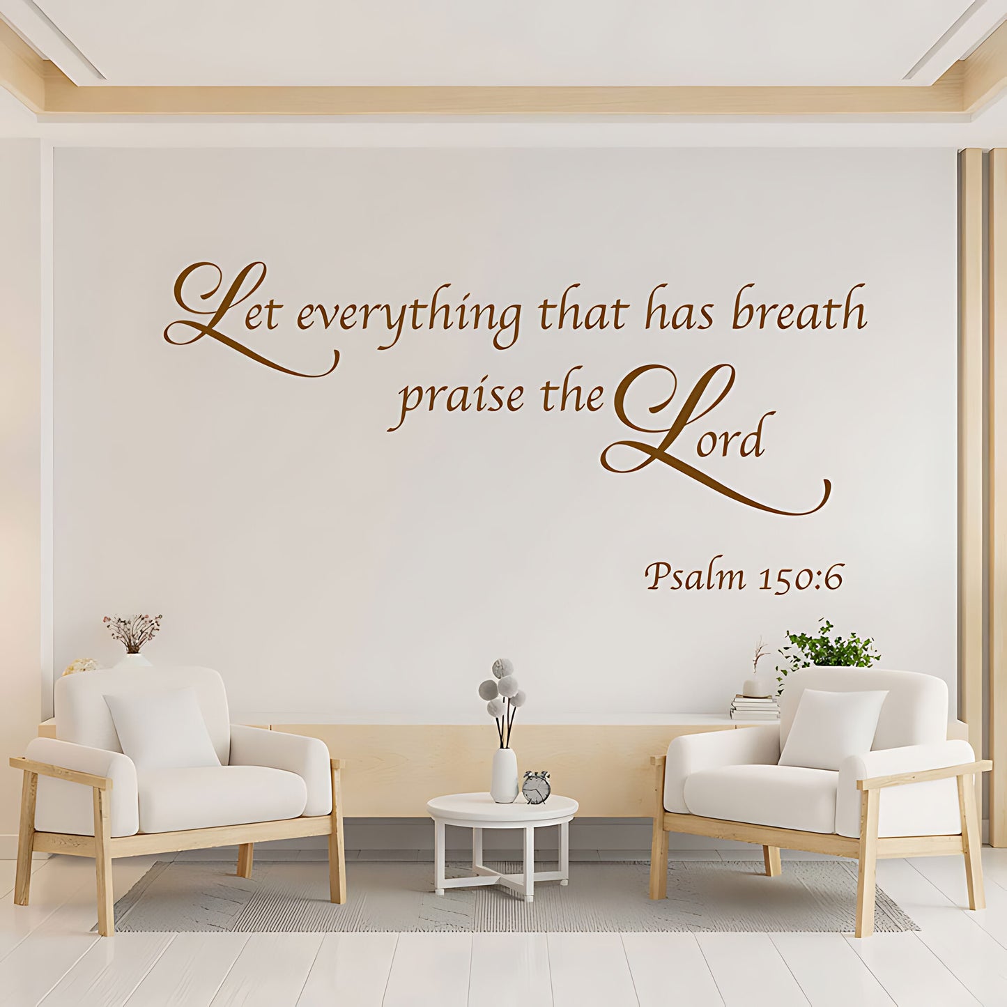 Psalm 150:6 Wall Sticker - Let Everything Praise