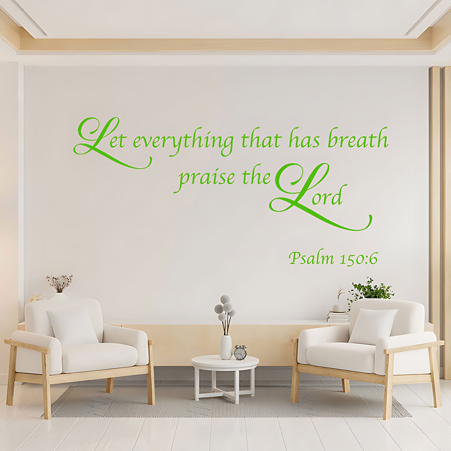 Psalm 150:6 Wall Sticker - Let Everything Praise