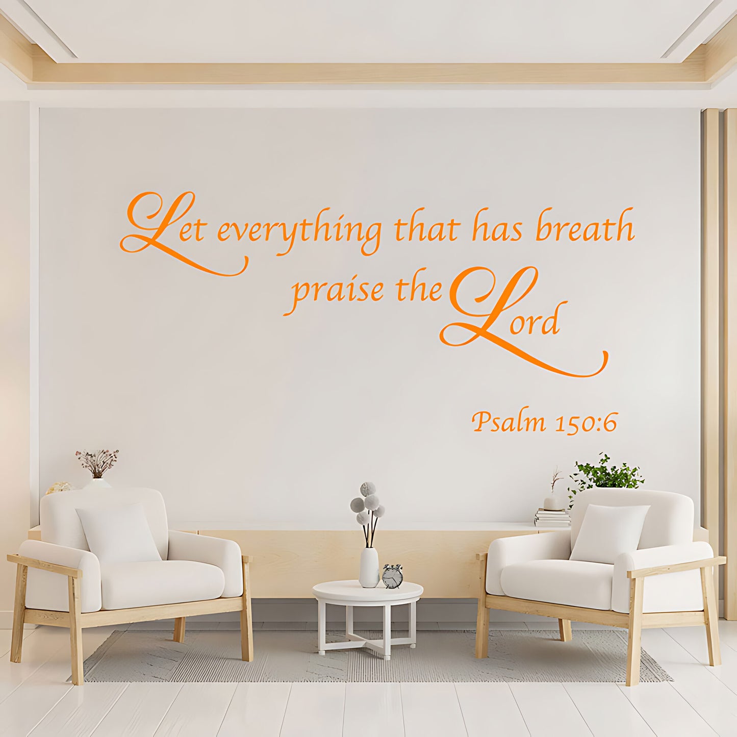 Psalm 150:6 Wall Sticker - Let Everything Praise