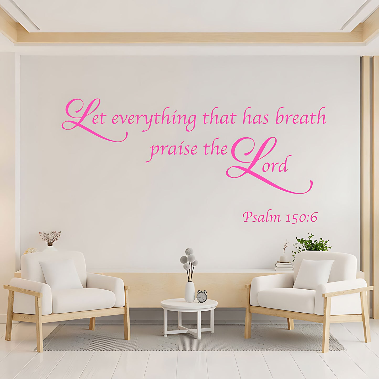 Psalm 150:6 Wall Sticker - Let Everything Praise