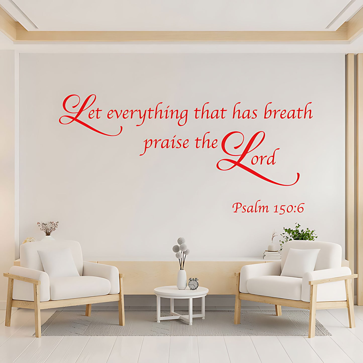 Psalm 150:6 Wall Sticker - Let Everything Praise