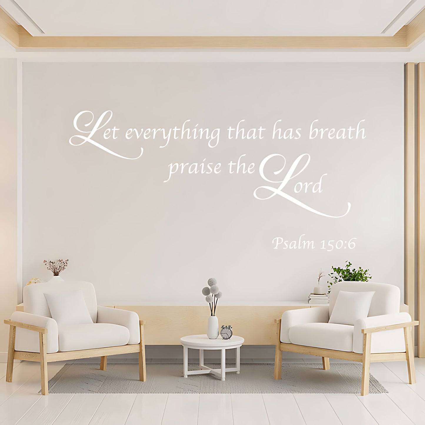 Psalm 150:6 Wall Sticker - Let Everything Praise