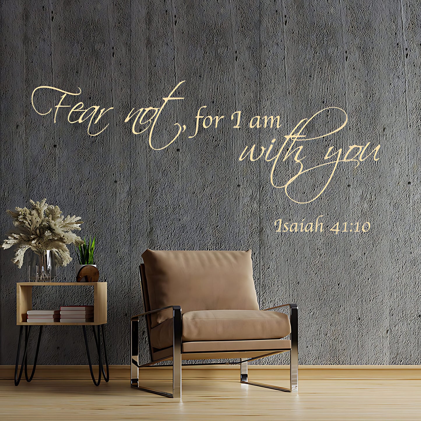 Fear Not For I Am With You Wall Sticker – Bible Verse Christian Decal