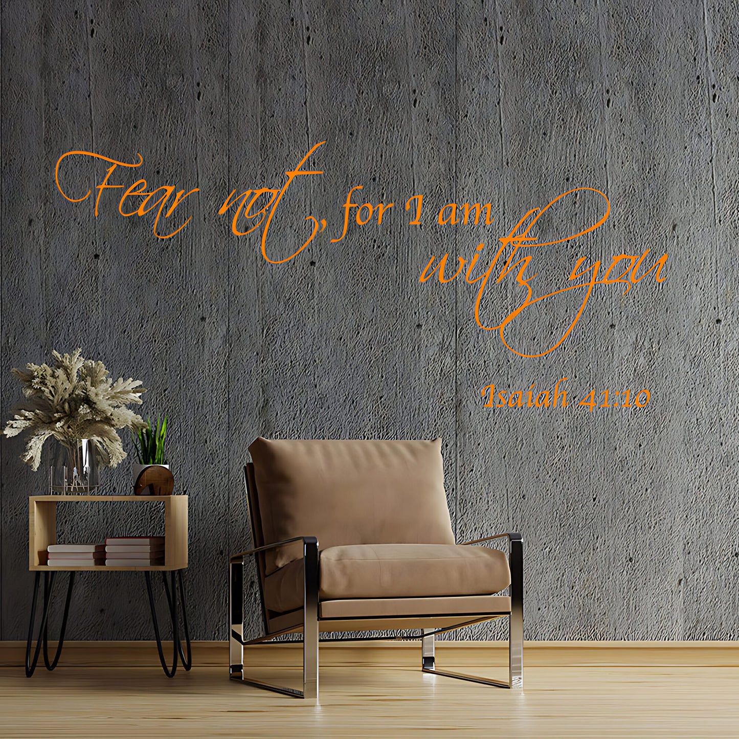 Fear Not For I Am With You Wall Sticker – Bible Verse Christian Decal