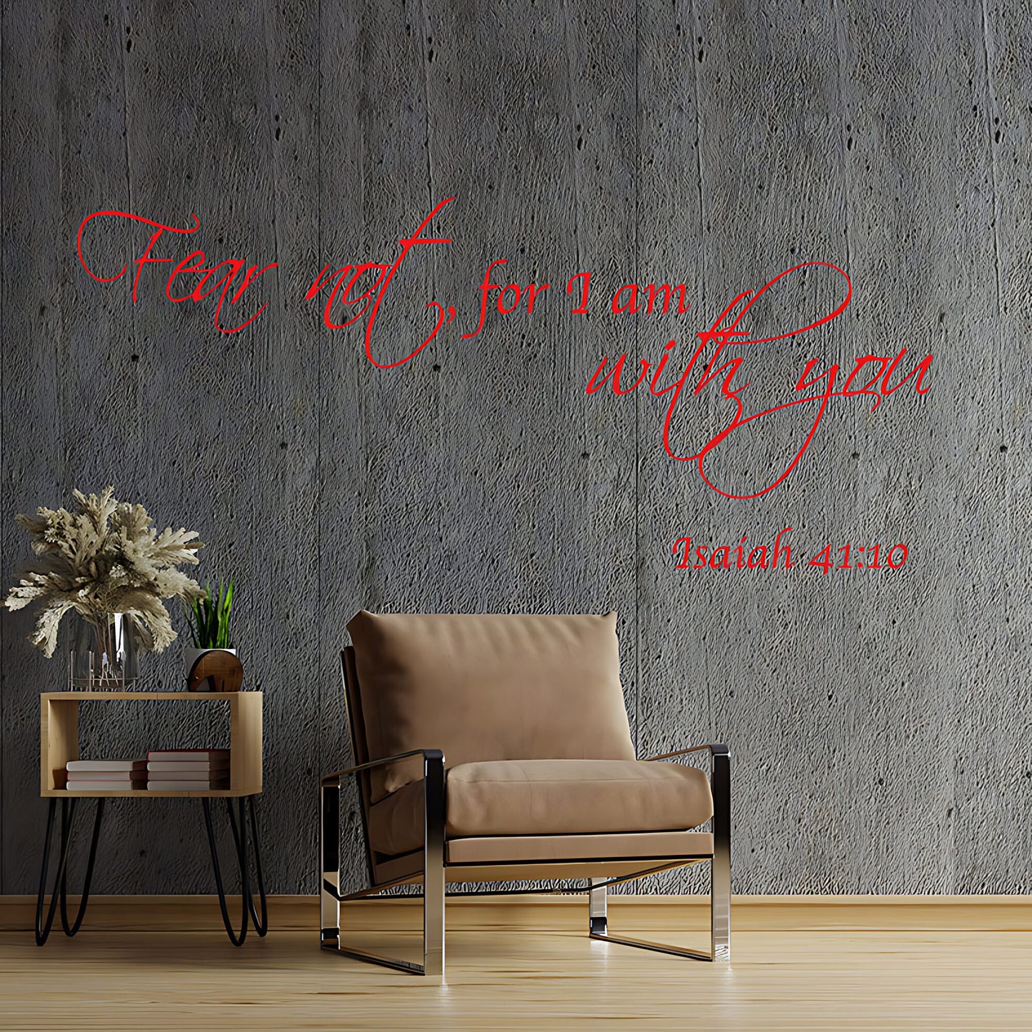 Fear Not For I Am With You Wall Sticker – Bible Verse Christian Decal