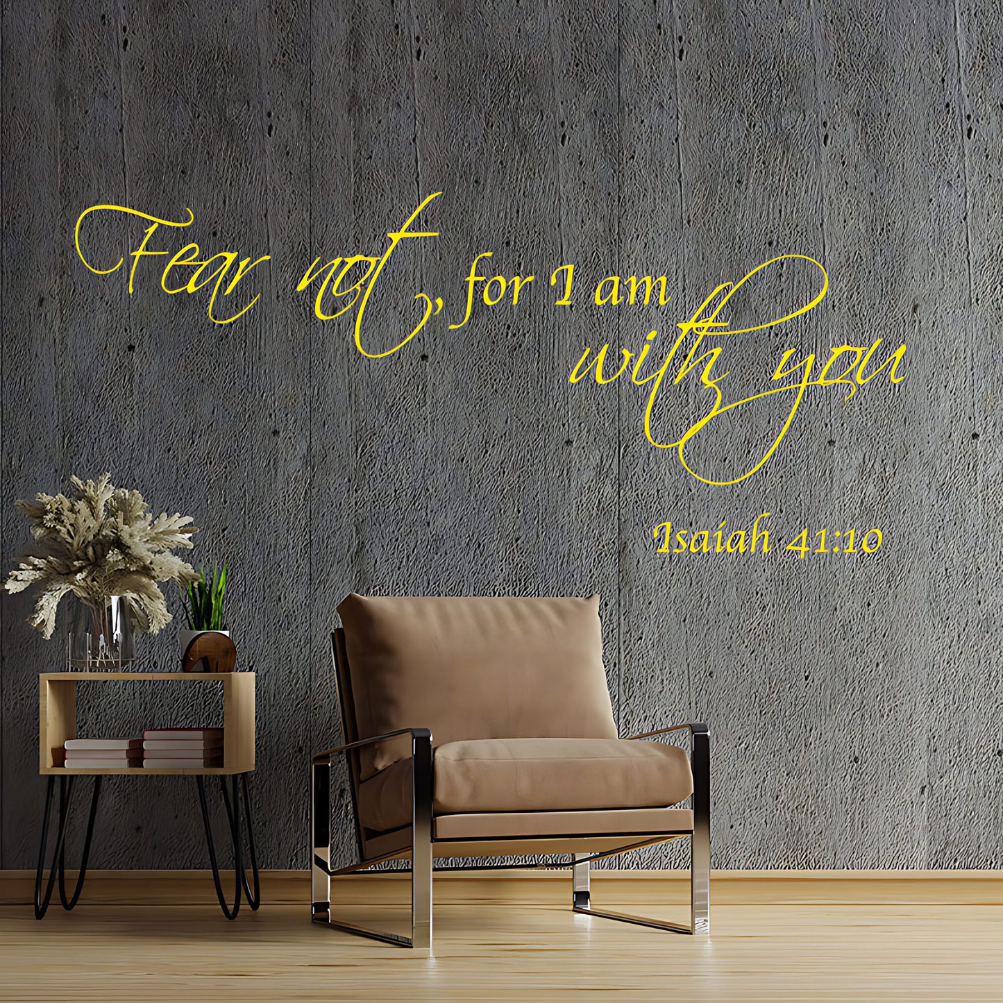 Fear Not For I Am With You Wall Sticker – Bible Verse Christian Decal