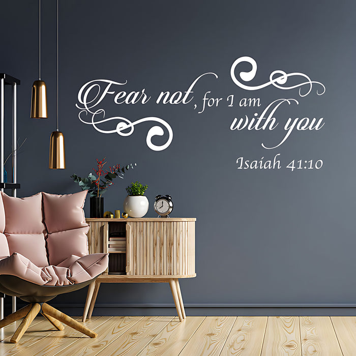 Fear Not Wall Sticker - Bible Verse Vinyl Decal
