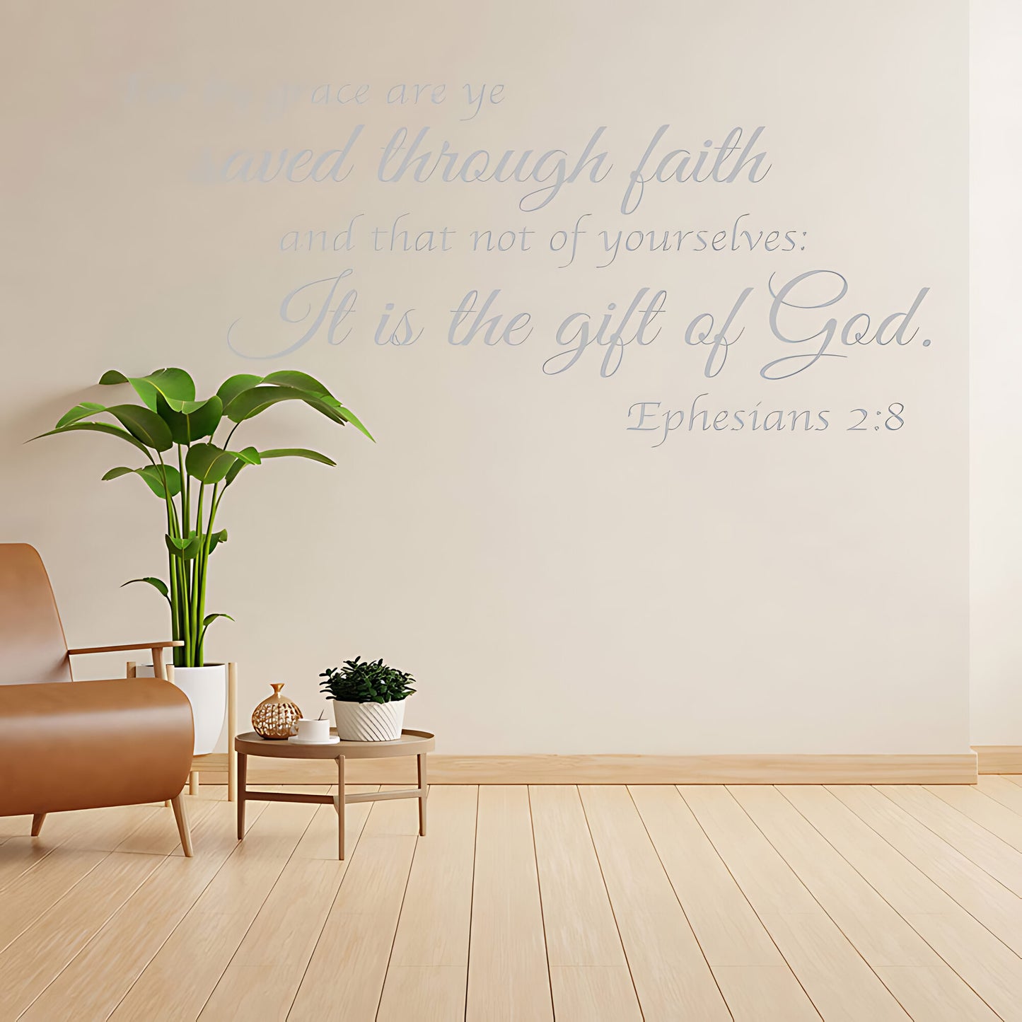 Ephesians 2:8 Wall Sticker - Bible Verse Decal