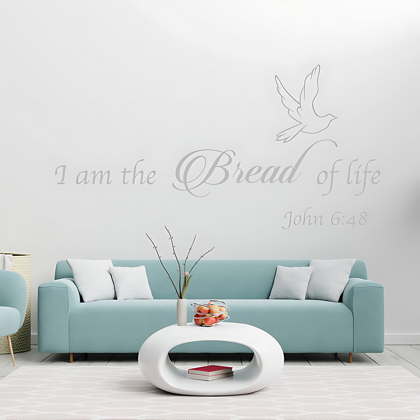 I Am the Bread of Life Vinyl Wall Art - Bible Quote Decals
