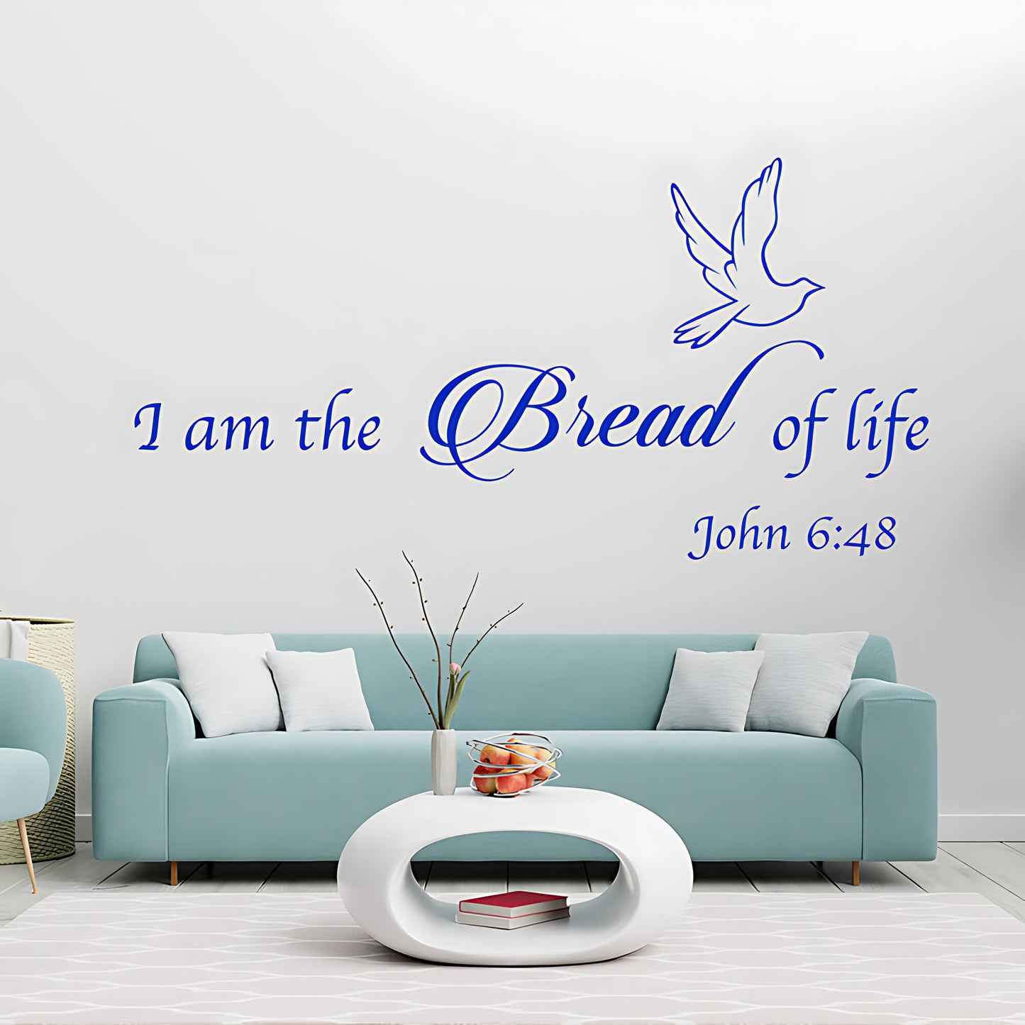 I Am the Bread of Life Vinyl Wall Art - Bible Quote Decals