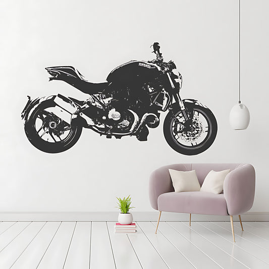Ducati Monster 1200 Moto GP Racing Motorbike Vinyl Sticker Wall Art
