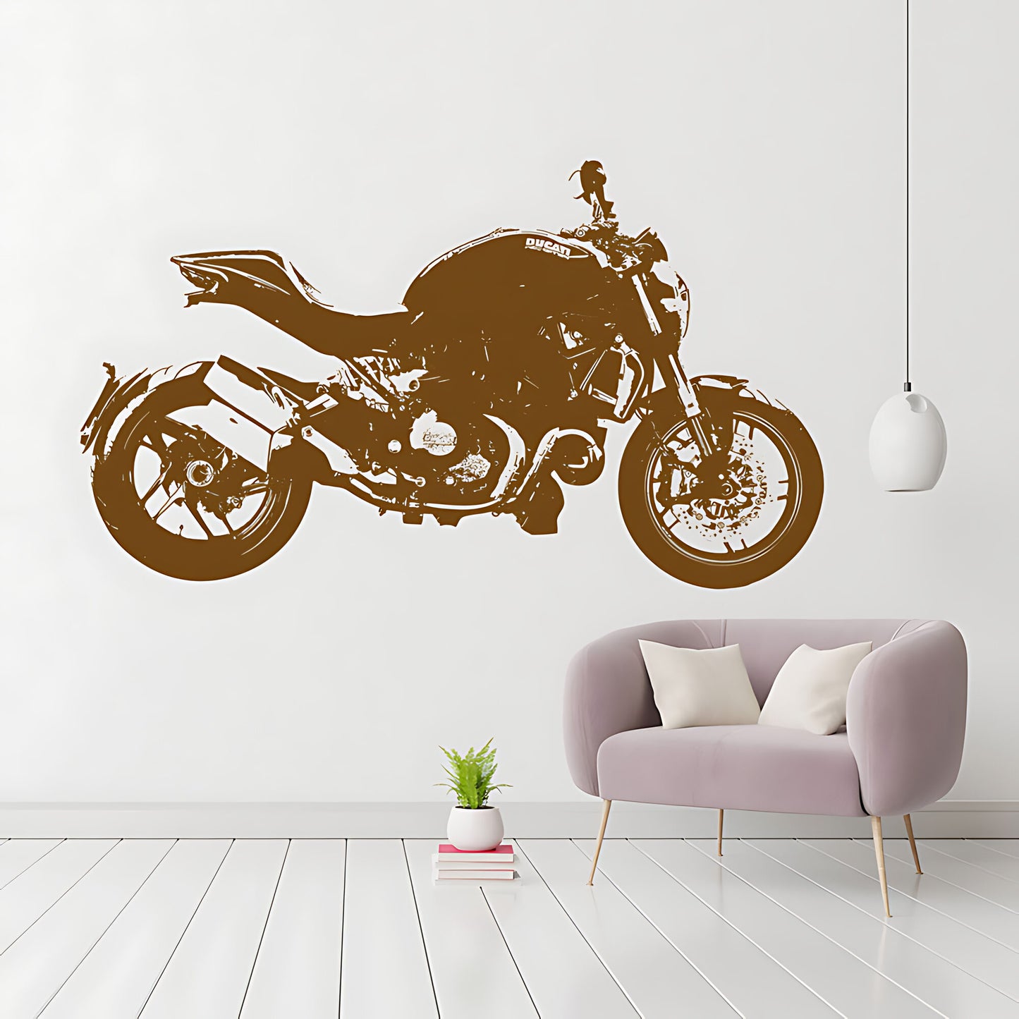 Ducati Monster 1200 Moto GP Racing Motorbike Vinyl Sticker Wall Art