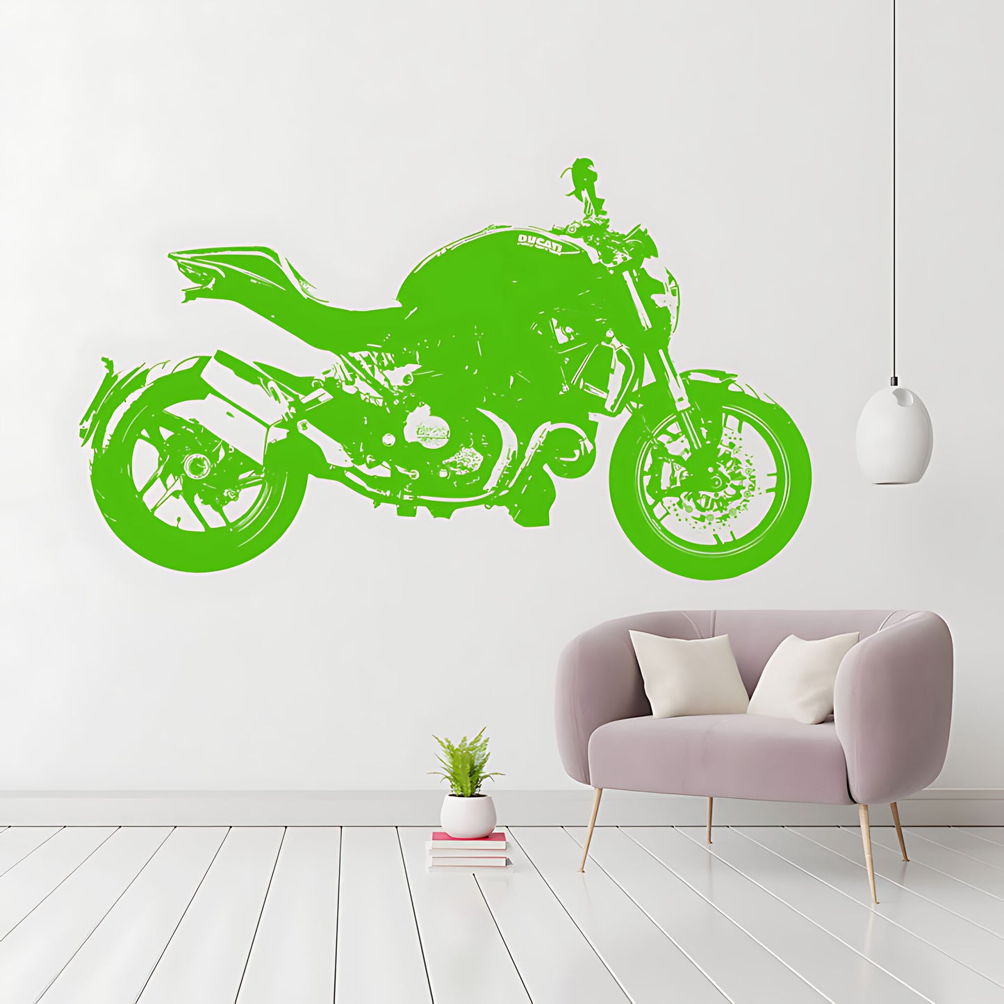 Ducati Monster 1200 Moto GP Racing Motorbike Vinyl Sticker Wall Art