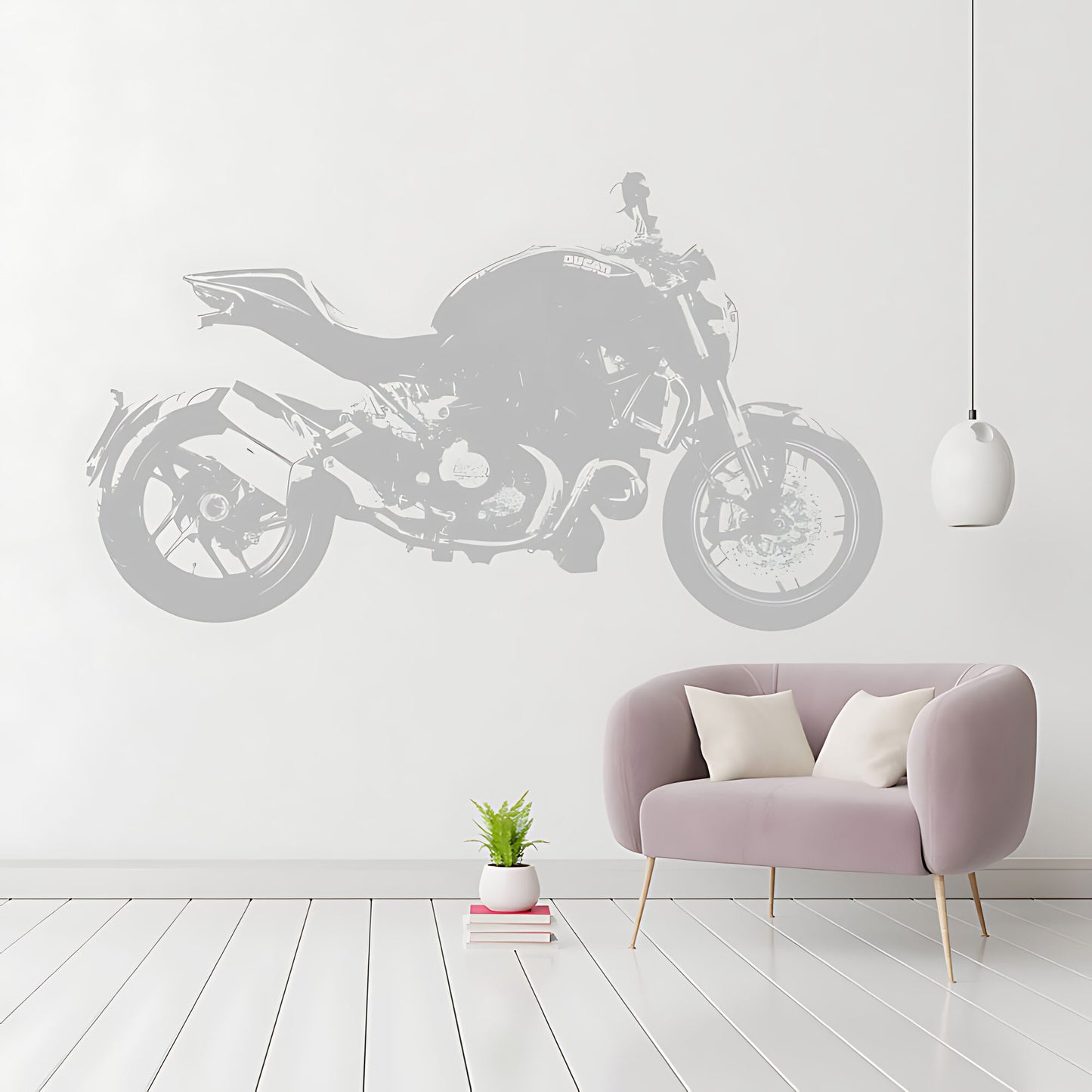 Ducati Monster 1200 Moto GP Racing Motorbike Vinyl Sticker Wall Art
