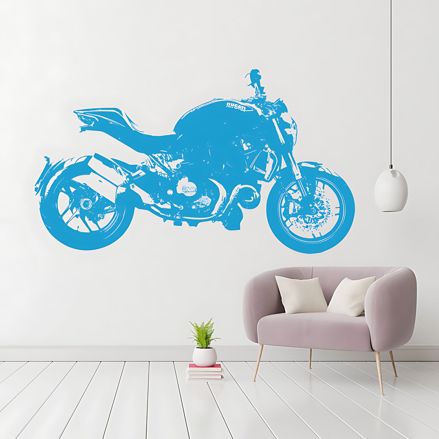 Ducati Monster 1200 Moto GP Racing Motorbike Vinyl Sticker Wall Art