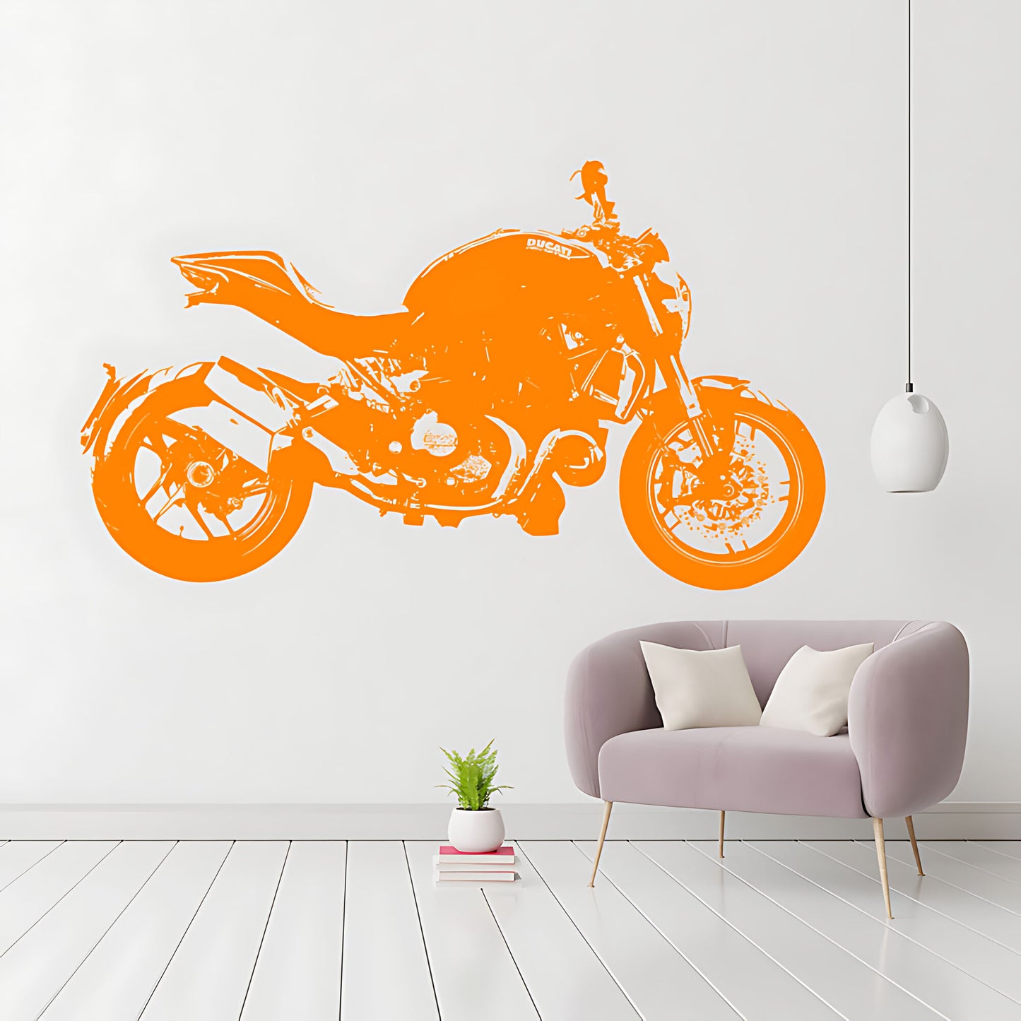 Ducati Monster 1200 Moto GP Racing Motorbike Vinyl Sticker Wall Art