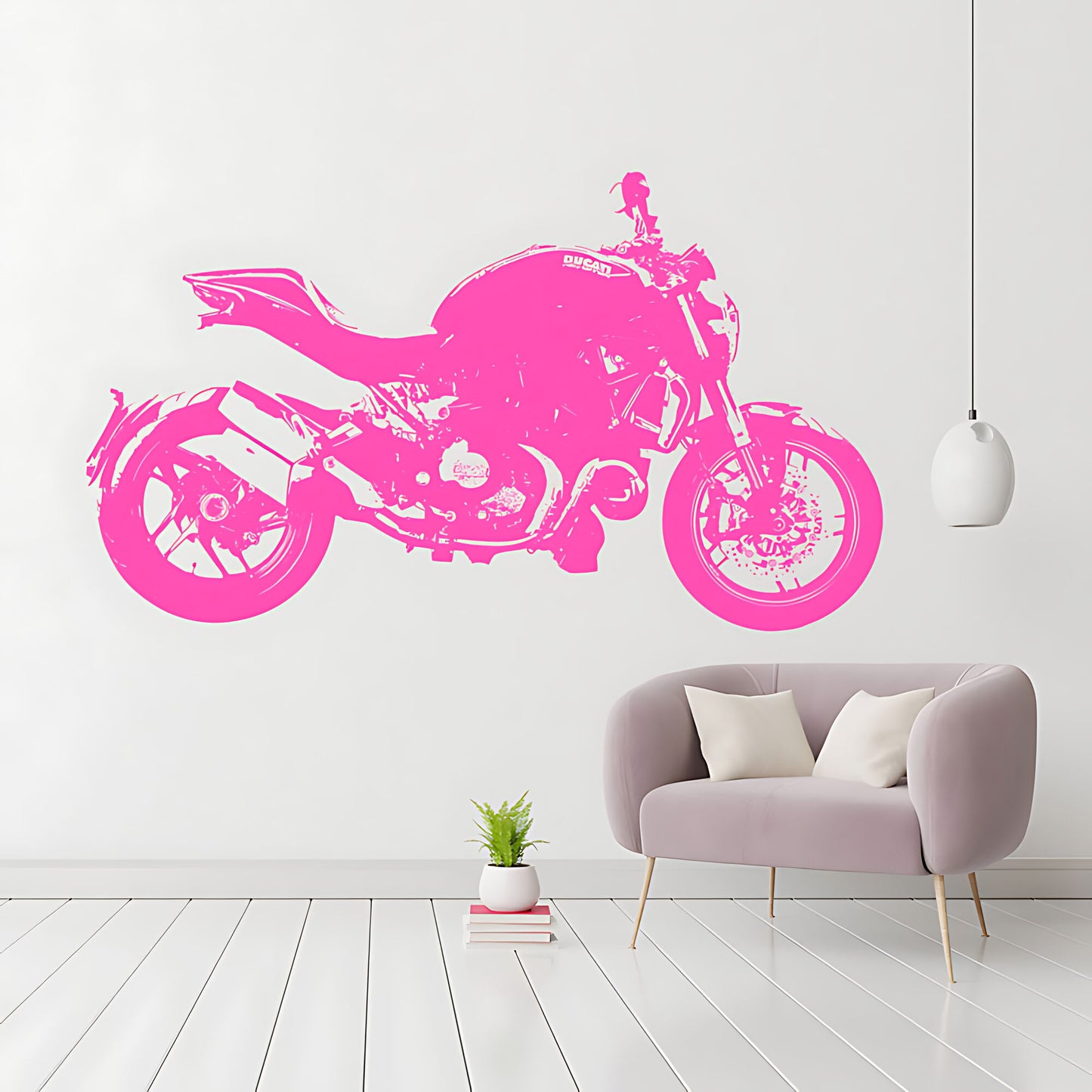 Ducati Monster 1200 Moto GP Racing Motorbike Vinyl Sticker Wall Art