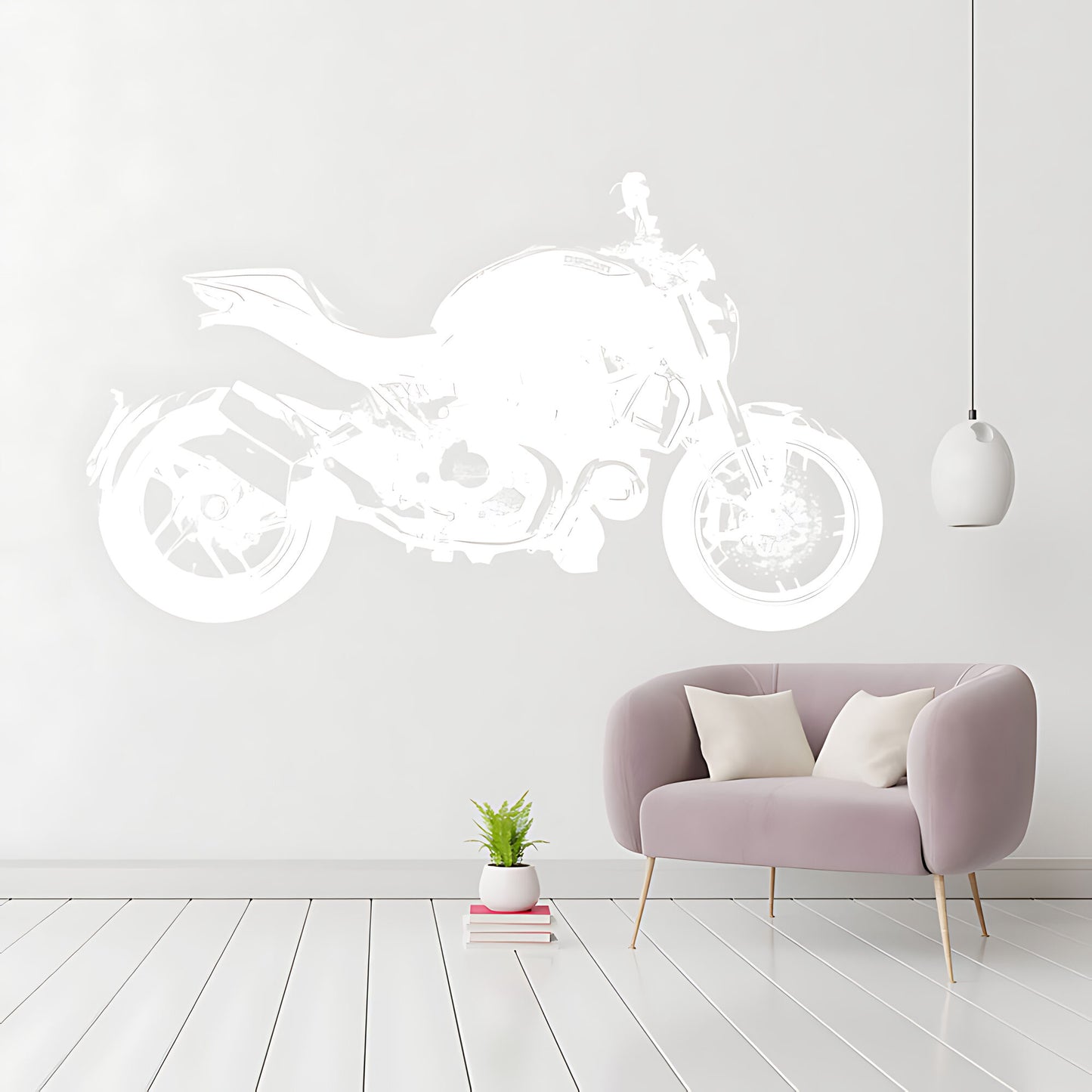 Ducati Monster 1200 Moto GP Racing Motorbike Vinyl Sticker Wall Art
