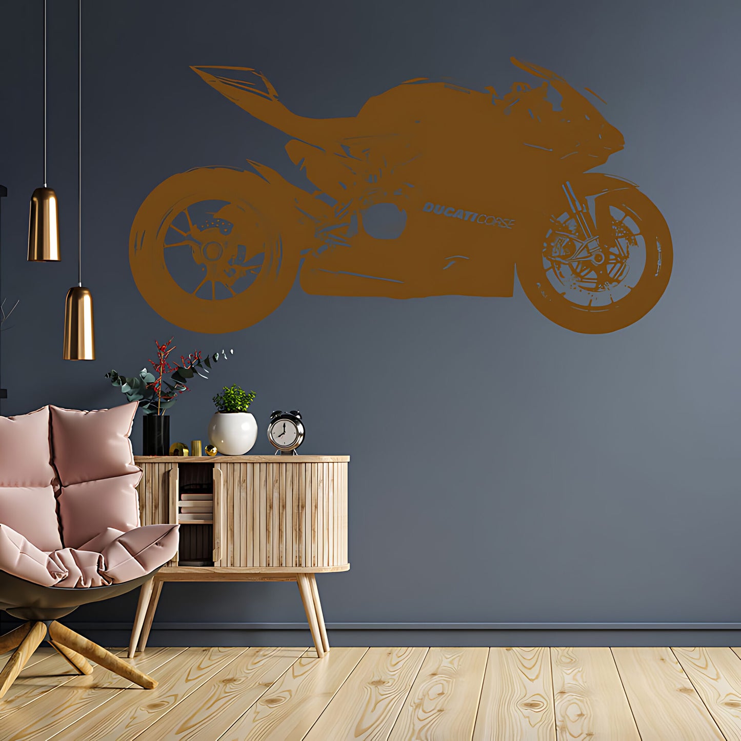 Ducati 1199 Panigale Moto GP Racing Motorbike Vinyl Sticker Wall Art