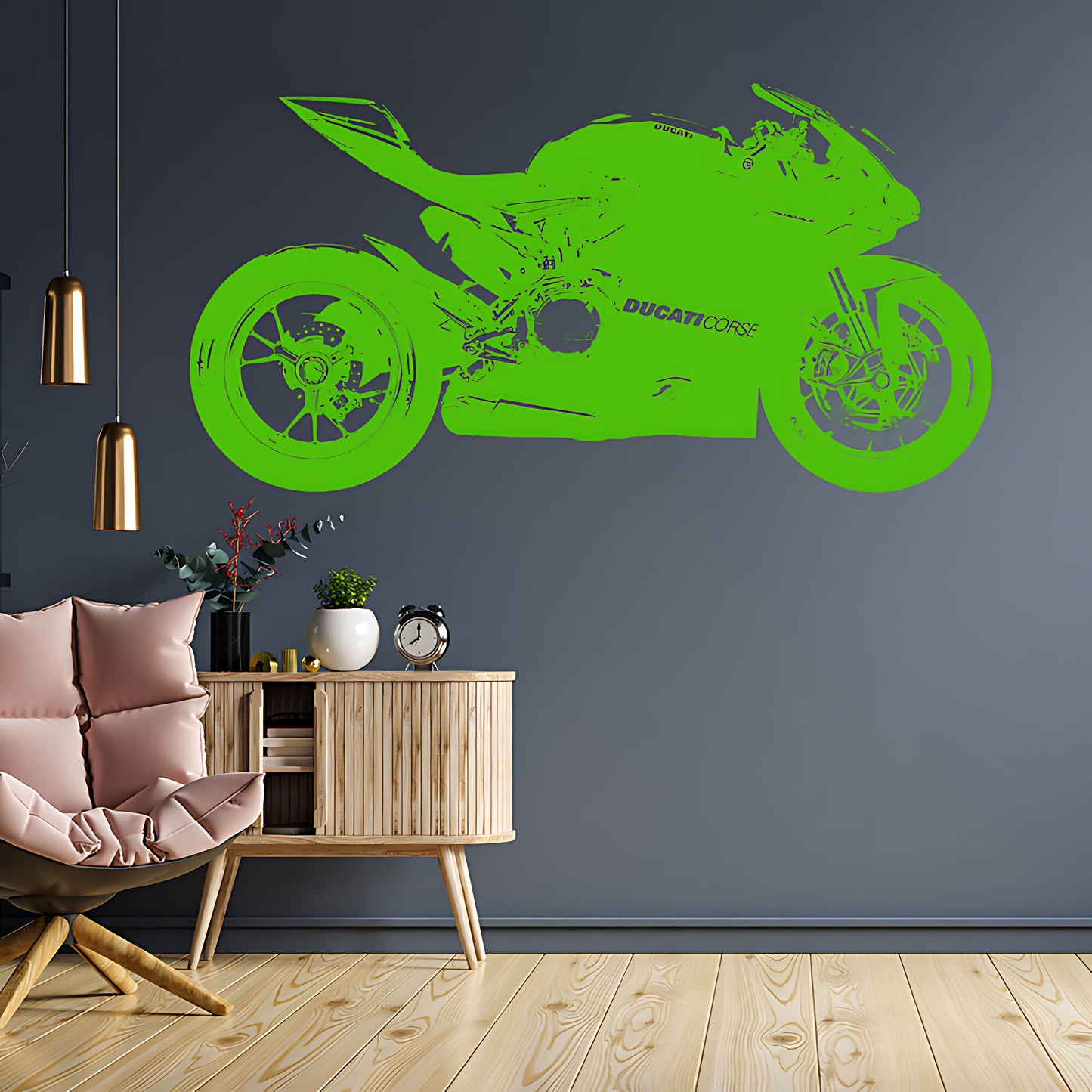 Ducati 1199 Panigale Moto GP Racing Motorbike Vinyl Sticker Wall Art
